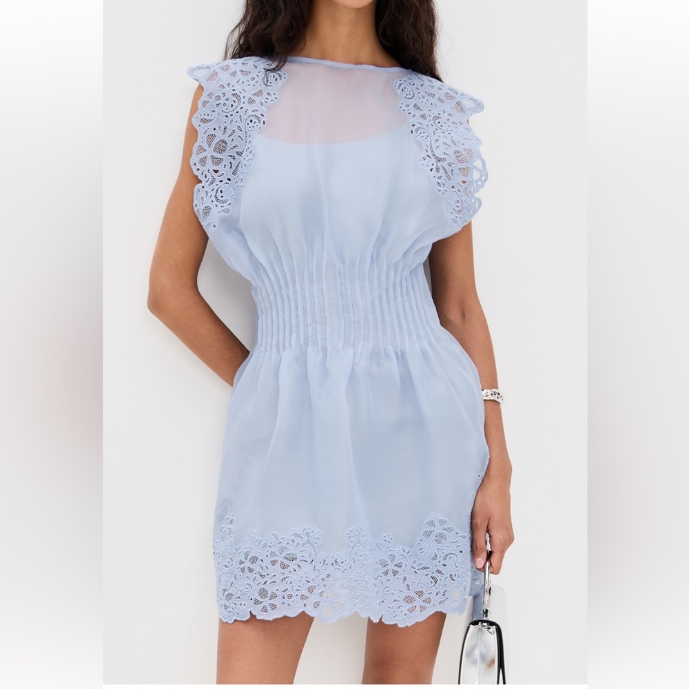 AMUR Light Blue Lace Dress
